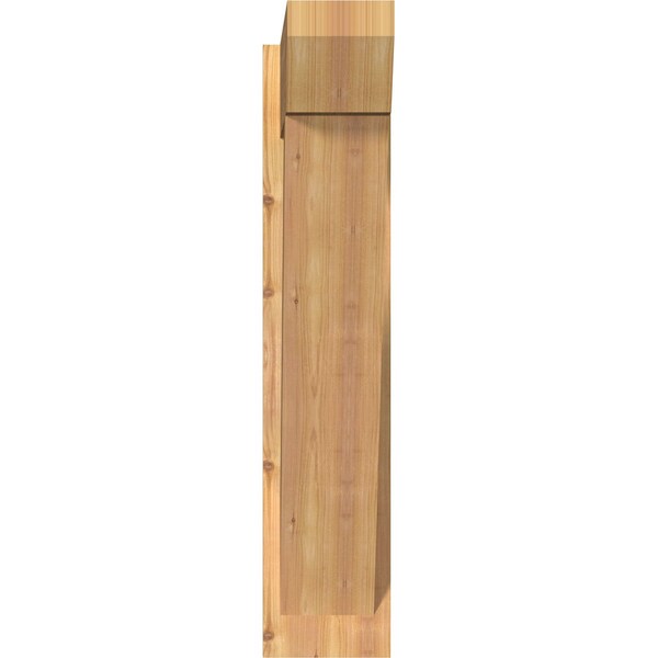 Traditional Slat Smooth Outlooker, Western Red Cedar, 7 1/2W X 28D X 36H